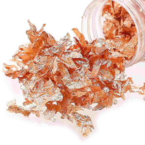 Gilding Flakes small Bottle- Rose Gold