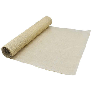 Jute Roll Lace 12 Inch x 1 Meter - Light brown