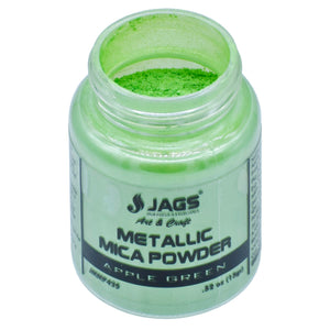 Mica Pigment Powder For Resin Art | 15 Grams | Apple Green