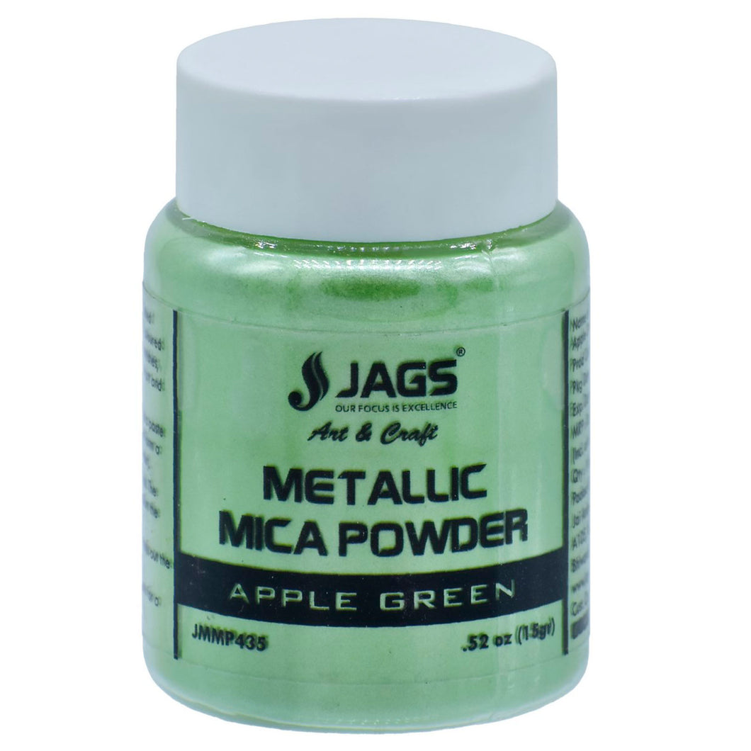 Mica Pigment Powder For Resin Art | 15 Grams | Apple Green