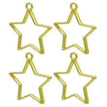 Load image into Gallery viewer, Pendant Earrings For Resin Art Star Shape Bezels Pack of 4

