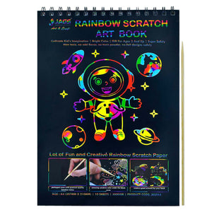 Rainbow Scratch Art Book