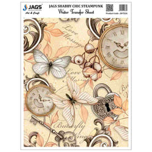 Load image into Gallery viewer, Water Transfer Sheet - Shabby Chic Steampunk

