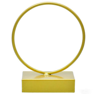 Multipurpose Round Metal Stand 6 Inch  | Gold