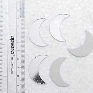 Moon Shape Mirror for Blouse Work - 15 Grams