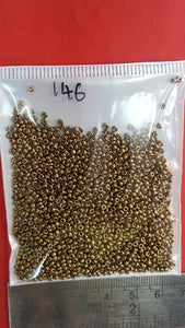 Sugar Bead DARK GOLD 146