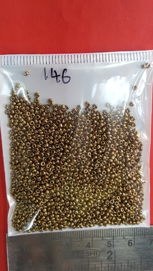 Sugar Bead DARK GOLD 146