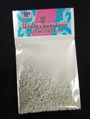 Sugar Bead (WHITE PEARL)