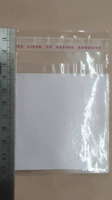 10 Pieces Plastic Cover Self Sealing 3 inch X 4.5 inch