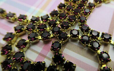 Purple stone chain - Small - 2Meter