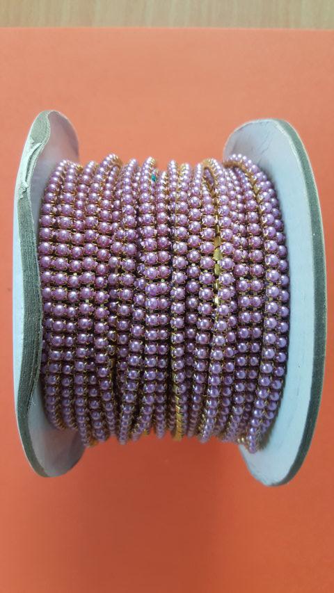 Coloured Pearl Chain VIOLET