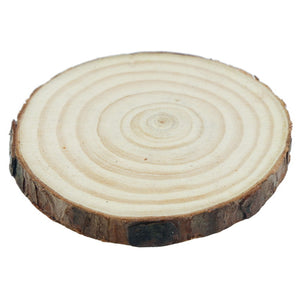 Round Wood Plate for Craft (8cm, 10cm, 13cm)