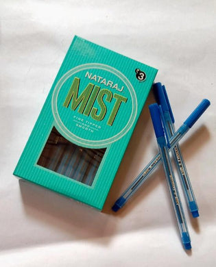 Natraj Mist Ballpen- Blue Color Stationery Products