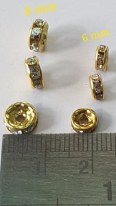 Stone Chakri GOLD 6 mm