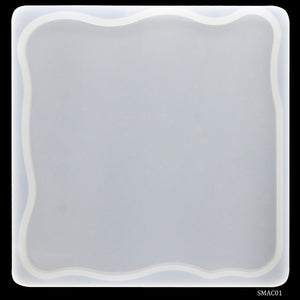 Silicone Mould Agate Coaster Square