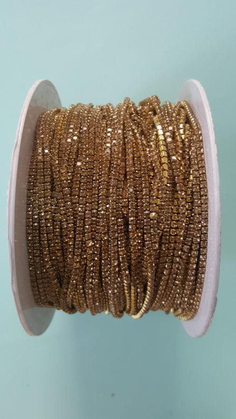 GOLD Stone Chain Small