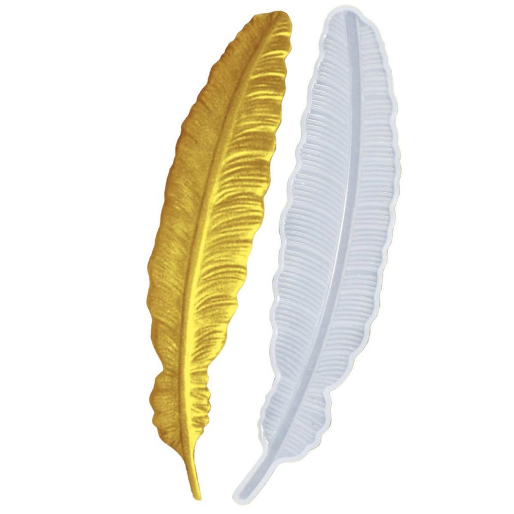Resin Silicone Mould Feather Bookmark 6 Inch