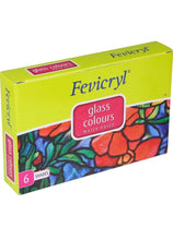 Load image into Gallery viewer, Fevicryl Glass Colours Fabric Glue &amp; Adhesives
