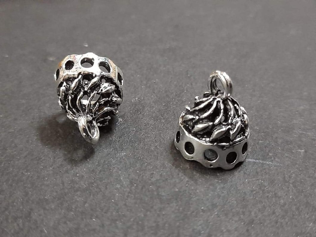 Antique Metal Silver Jumka Jhumkas