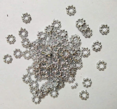 Silver Color Round Chakri Dull Gold