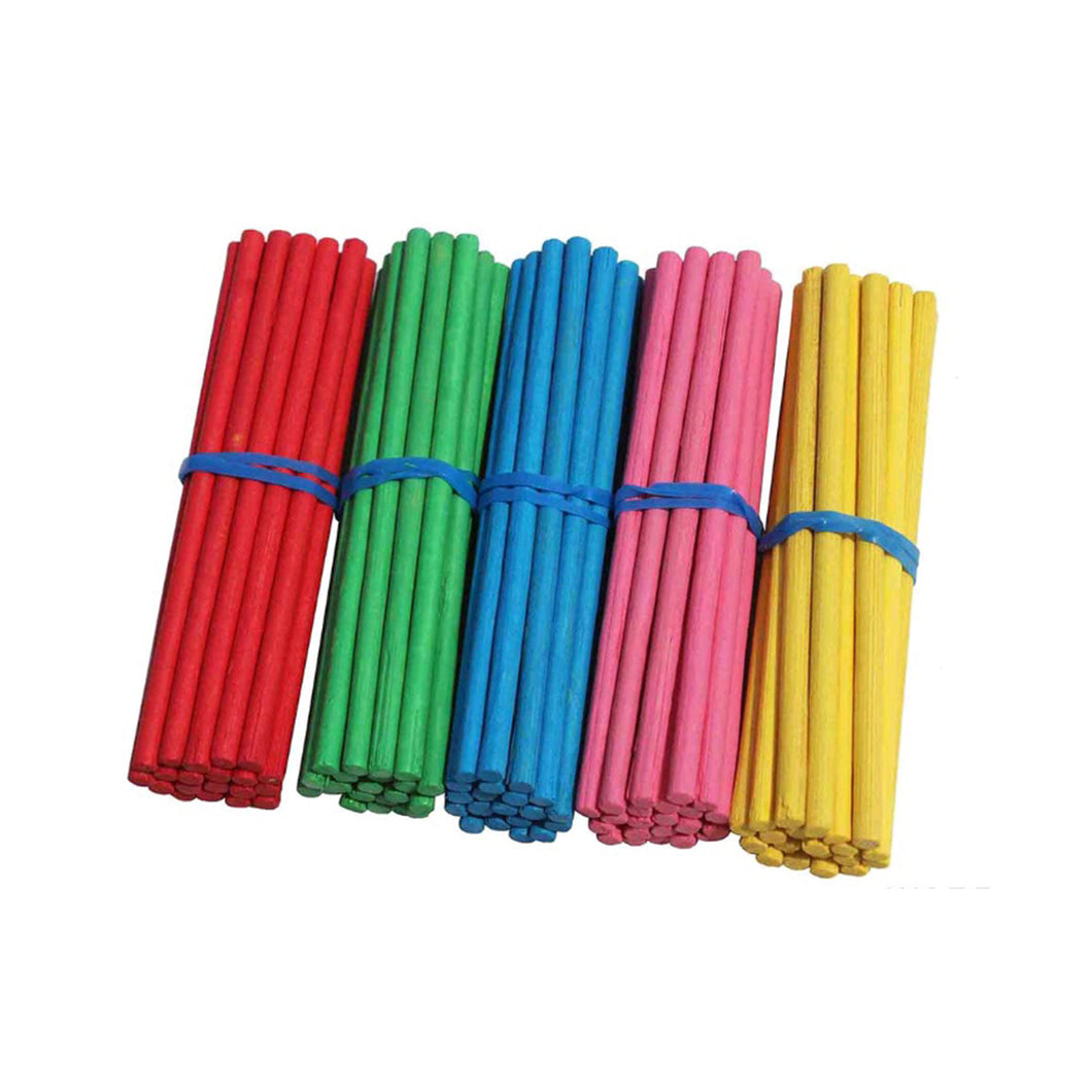 Wood Color Sticks Packet