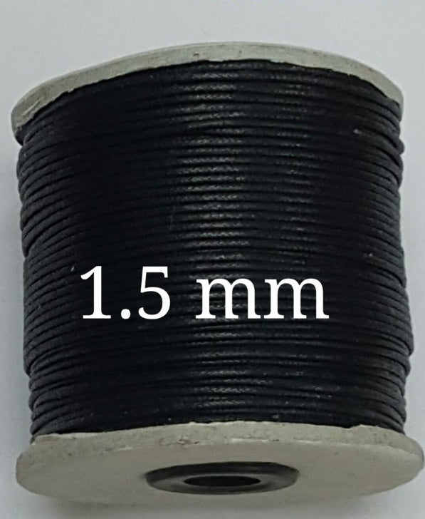 Black Rope 1.5 mm-5 meters