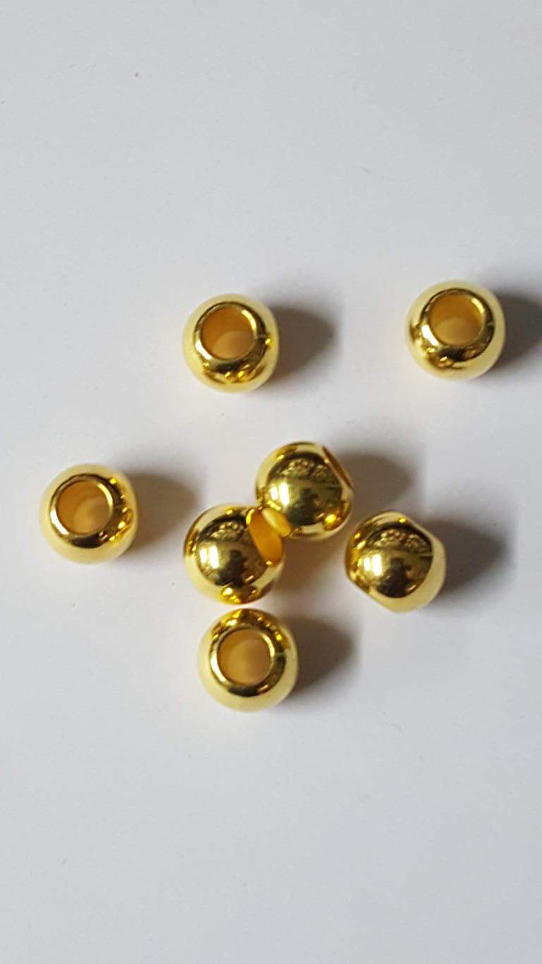 Metal Beads With Big whole 8 mm (WB 8)