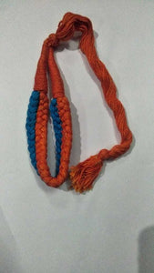 Dori Orange Base+ Colors & L Blue Necklace (Tassels)