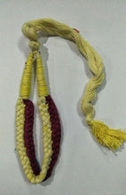 Load image into Gallery viewer, Dori Yellow Base + Other Colors &amp; Maroon Necklace (Tassels)
