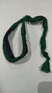 Dori D Green Base+ Colors & Black Necklace (Tassels)
