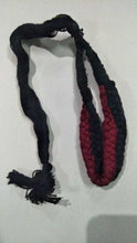 Load image into Gallery viewer, Black Base+ Other Colors &amp; Maroon Necklace Dori (Tassels)
