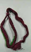 Load image into Gallery viewer, Dori Maroon+ Other Colors Maroon &amp; L Green Necklace (Tassels)
