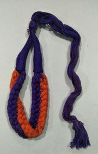 Dori D Blue+ Other Colors Blue & Orange Necklace (Tassels)