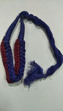 Load image into Gallery viewer, Dori D Blue+ Other Colors Blue &amp; Maroon Necklace (Tassels)
