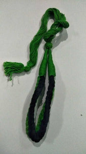 Necklace Dori L Green+Color Green & Black (Tassels)