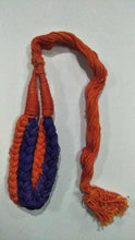 Load image into Gallery viewer, Dori Orange Base+ Colors &amp; Blue Necklace (Tassels)
