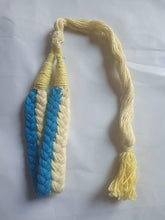 Load image into Gallery viewer, Dori Yellow Base + Other Colors &amp; L Blue Necklace (Tassels)
