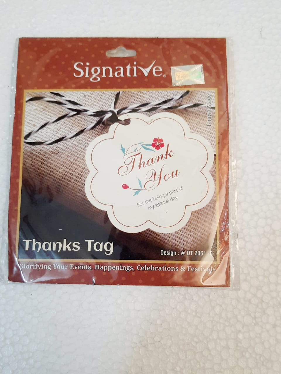 Thanks Tags/ Thank You Printed for Gifts Packing with (Pack of 10 Pieces)