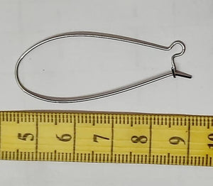 Kidney Hook Big 4.5 cm Silver