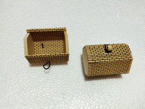 Wooden Bamboo Hexagon Shape Box for Home.