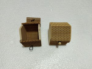 Wooden Bamboo Hexagon Shape Box for Home.