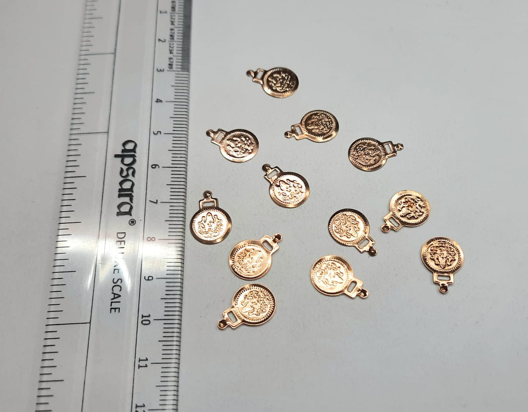 Lakshmi Coin for Aari Work- Small Size- Copper 10 grams