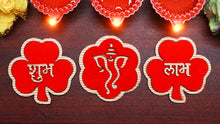Load image into Gallery viewer, Ganesh Shubh Labh Sticker - Pack of 1
