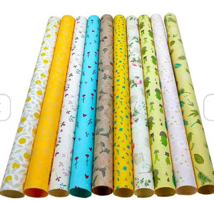 Greeting Gift Paper Roll (1 Roll) - Random Designs & Colors