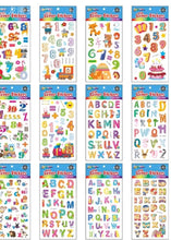 Load image into Gallery viewer, Funny Cartoon Alphabets &amp; Numbers Stickers - Random Designs
