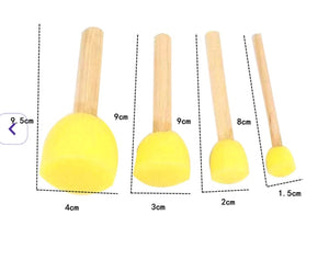 Yellow Sponge brush- 4 IN 1