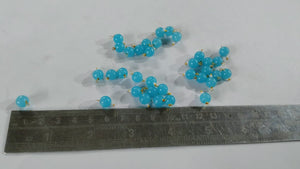 Round Beads- With Pearl hanging 25 Pieces