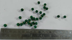 Round Beads- With Pearl hanging 25 Pieces