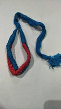 Load image into Gallery viewer, Dori L Blue+ Other Color Blue &amp; Orange Necklace (Tassels)
