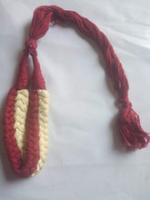 Load image into Gallery viewer, Dori Maroon+ Other Colors Maroon &amp; Yellow Necklace (Tassels)

